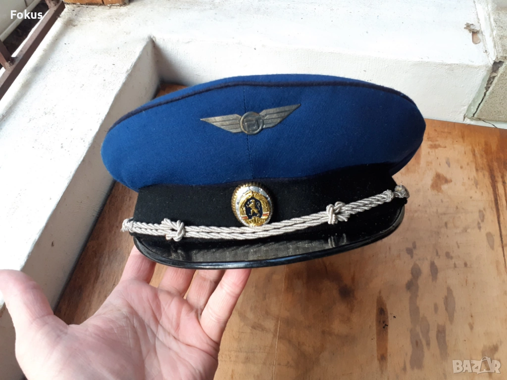 Стара соц фуражка шапка кокарда униформа, снимка 1
