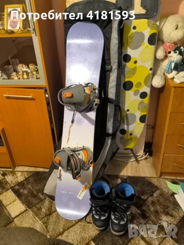 Продавам Снноборд Rossignol 146 см и обувки  Rossignol 38 номер., снимка 7 - Зимни спортове - 52825632
