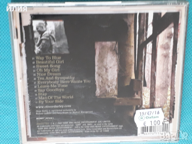 Oliver Darley - 2007 - Sweet Sinner(Funk / Soul, Pop), снимка 5 - CD дискове - 44719326