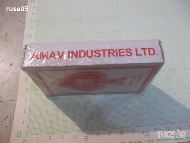 Карти "Amav Industries Ltd. Bridge Size" тесте за игра, снимка 3 - Карти за игра - 56058504