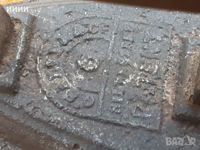 Британска ютия плочка 19 век, снимка 2 - Антикварни и старинни предмети - 53400794