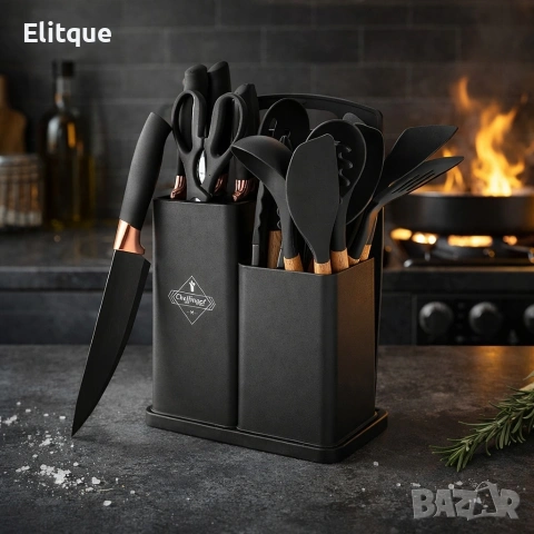 Кухненски комплект от 19 части Cheffinger KSUT01 , снимка 6 - Други - 53206648