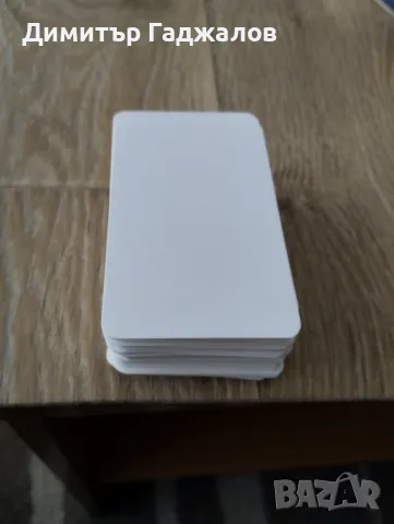 99 бр. Бели Крафт хартиени картички