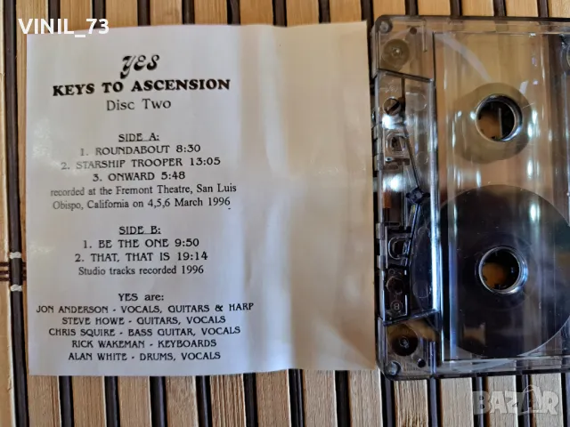 Yes – Keys To Ascension (part 2), снимка 3 - Аудио касети - 48844945