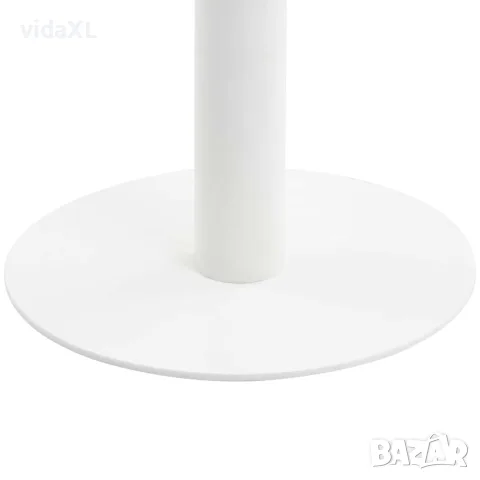 vidaXL Бистро маса, светлокафява, 60 см, МДФ, снимка 2 - Маси - 56146519