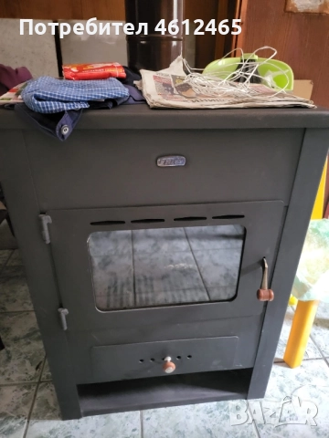 Продавам печка на твърдо гориво почти нова.