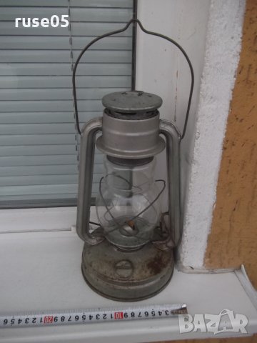 Фенер ветроупорен газен от соца работещ, снимка 2 - Други ценни предмети - 35790113