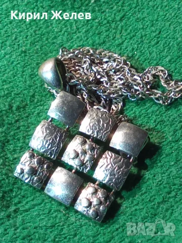 ШАРМАНТЕН АЖУРЕНТ СРЕБЪРЕН МЕДАЛЬОН РОДИРАНО СРЕБРО 925 със СРЕБЪРНА ВЕРИЖКА СРЕБРО 925 ITALY 28488, снимка 17 - Колиета, медальони, синджири - 49734065