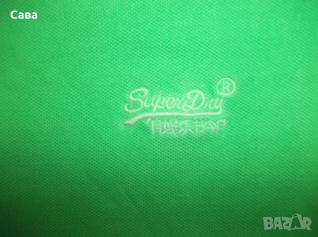 Тениски SUPERDRY  мъжки,Л  /сиви,електриково/, снимка 11 - Тениски - 46233050