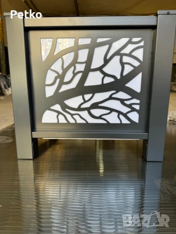 Лазерно изрязано пано за ограда + метален кол, снимка 2 - Огради и мрежи - 53132260