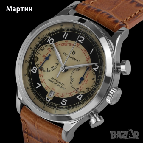 Автоматичен Часовник - Tecnotempo - Telemetrix - Хронограф, снимка 5 - Мъжки - 52366187