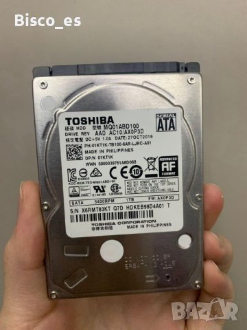 Toshiba mq01abd 750 GB disco duro interno 2.5", снимка 2 - Твърди дискове - 41322631