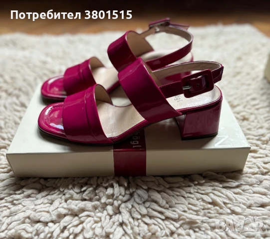 Дамски сандали Hogl, номер 37, снимка 2 - Сандали - 51246399
