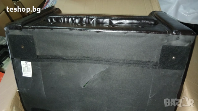 Фотьойл в стил Честърфийлд от изкуствена кожа (тъмнокафяв цвят и тапициран дизайн), снимка 6 - Дивани и мека мебел - 53053920