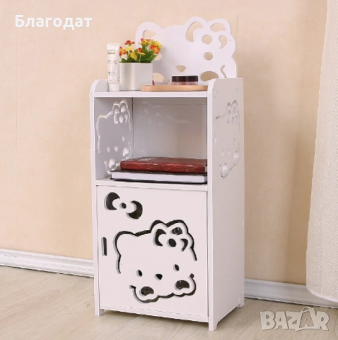 Нощно шкафче и етажерка за баня 2 в 1, снимка 3 - Шкафове - 52429868