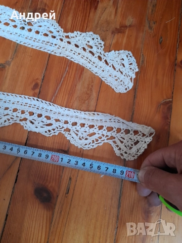 Стара дантела #32, снимка 5 - Антикварни и старинни предмети - 52227530
