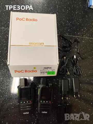 Двупосочни радиостанции Radtel P6 PoC, снимка 3 - Екипировка - 56333092