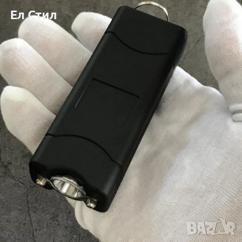 Устройство за самозащита - електрошок 5000K V и LED фенер – компактно, презареждаемо, снимка 3 - Друга електроника - 53574428