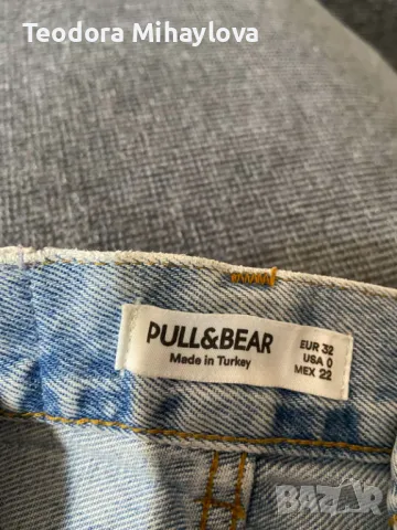 Скъсани Дънки pull&bear 32р-р, снимка 3 - Дънки - 49765367