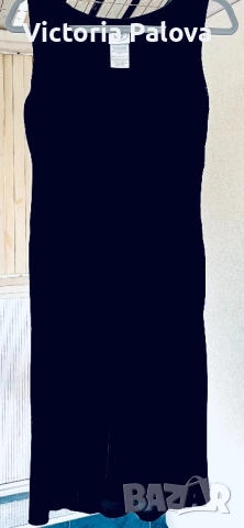 Елегантна черна кадифена рокля LAURA ASHLEY - вискоза/коприна, снимка 10 - Рокли - 52498085