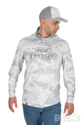 Блуза Fox Rage UV Performance Hooded Top, снимка 1 - Такъми - 41041059