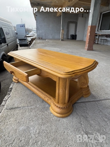 Холна маса от дъбов масив, снимка 11 - Маси - 53334373