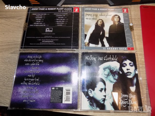 Компакт диск на Jimmy Page and Robert Plant - Walking into Clarksdale/РЕЗЕРВИРАН, снимка 3 - CD дискове - 39341616