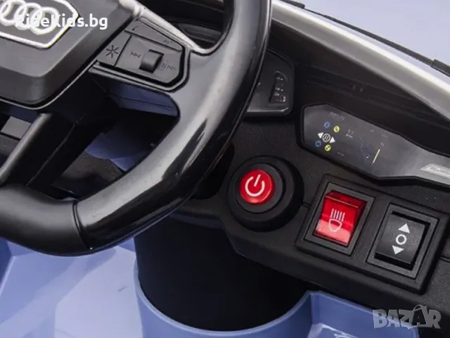 Audi RS6 12V – Детска акумулаторна кола, Синя, EVA гуми, снимка 6 - Детски велосипеди, триколки и коли - 49743701