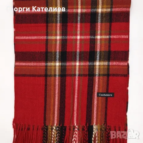 Мъжки комплект шал, шапка и ръкавици в червено и черно Код на продукта:KM-05, снимка 2 - Подаръци за мъже - 48127413