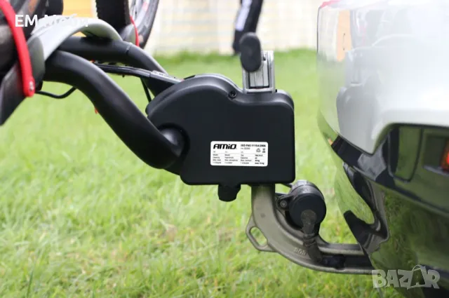 Багажник за колела Amio за 2 велосипеда за теглич, снимка 8 - Аксесоари и консумативи - 47879091