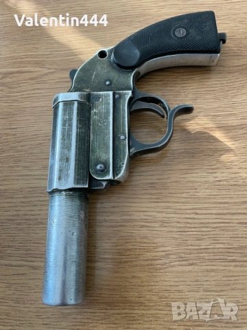 Немски ракетен/сигнален пистолет – кал. 26мм, снимка 10 - Бойно оръжие - 53854320