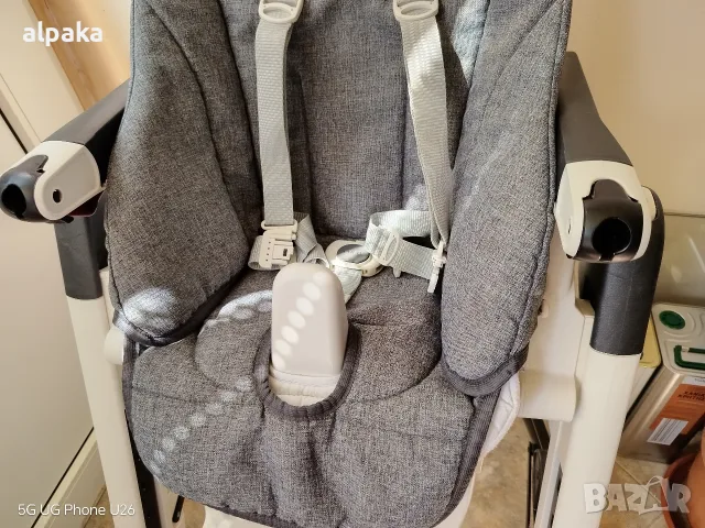 Премиум столче за хранене Peg Perego Siesta (цвят Ice) – Перфектно!, снимка 3 - Столчета за хранене - 56056728