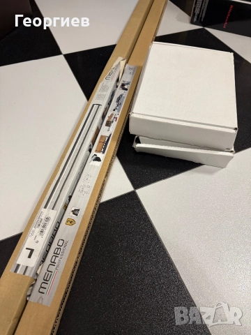 Покривни релси/греди за багажник Menabo Viano Vito Doblo Combo Vivaro Primastar Trafic