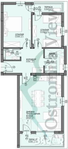 Тристаен апартамент тип В4 – просторна дневна, ранни продажби, кв. Остромила, снимка 3 - Апартаменти - 52547048