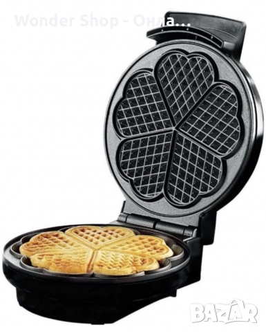 🍽️ Уред за гофрети Muhler MHT-1018W,  – Пригответе вкусни гофрети лесно и бързо 🍽️, снимка 3 - Гофретници - 48862662