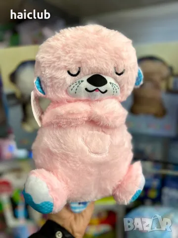 Дишаща играчка/Дишащо мече/Дишаща видра/Breath toy, снимка 2 - Плюшени играчки - 48576182