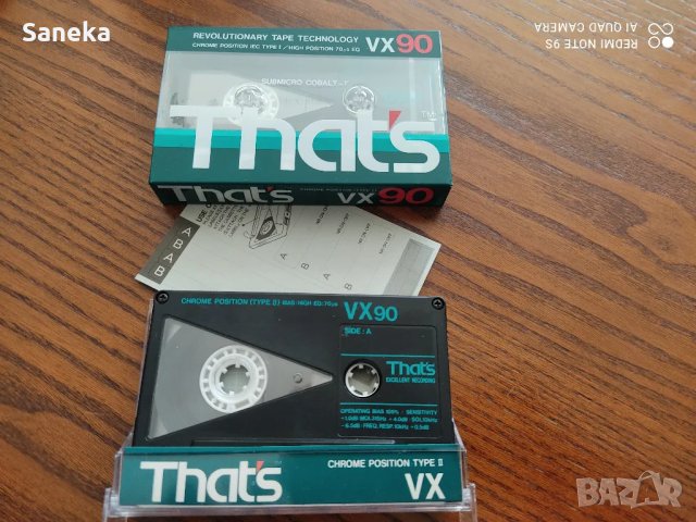 Thats's VX90, снимка 2 - Аудио касети - 48054463