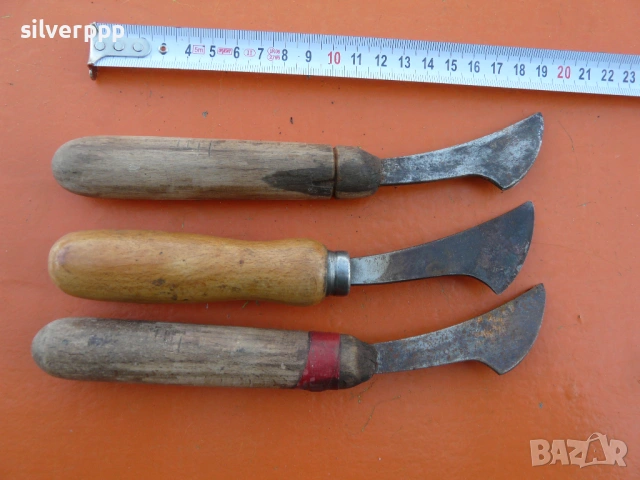  Стари книговезски ножове - 3 броя , снимка 2 - Други ценни предмети - 53815321