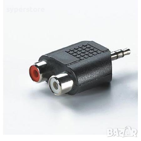Адаптер 3.5mm-M/2X RCA-F SS301000