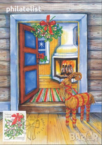Швеция 1998 - 5 броя Карти Максимум - Комплектна серия, снимка 2 - Филателия - 39517237