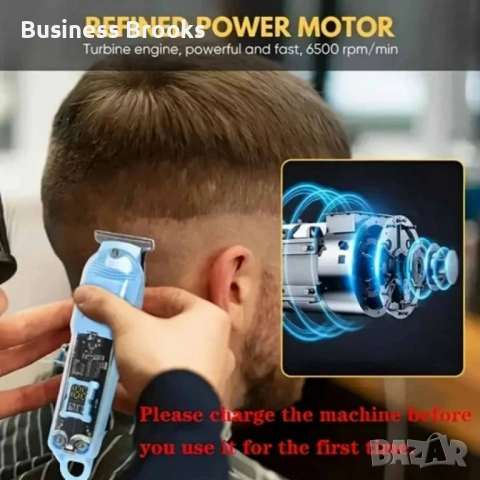 Акумулаторен тример за подстригване и стайлинг ML-808, снимка 3 - Тримери - 53215873