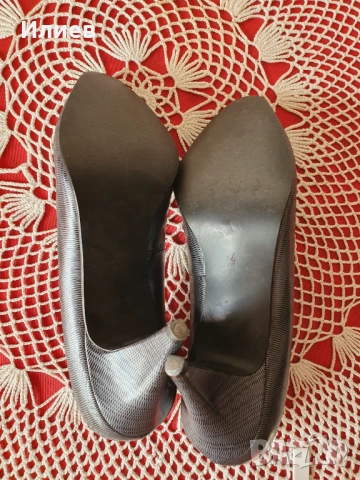 Salamander-стил и комфорт в сиво, снимка 7 - Дамски обувки на ток - 52203714