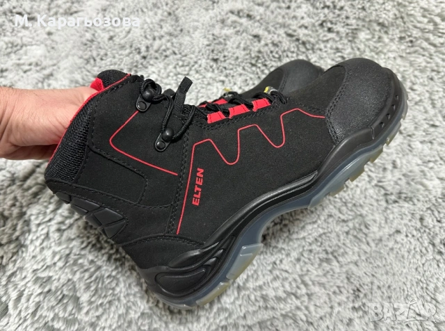 Нови! ELTEN Grant Red Mid ESD S2, Размер 42, снимка 2 - Мъжки боти - 53308285