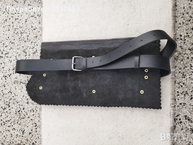 Кожен силях естествена кожа , снимка 4 - Други ценни предмети - 53734423