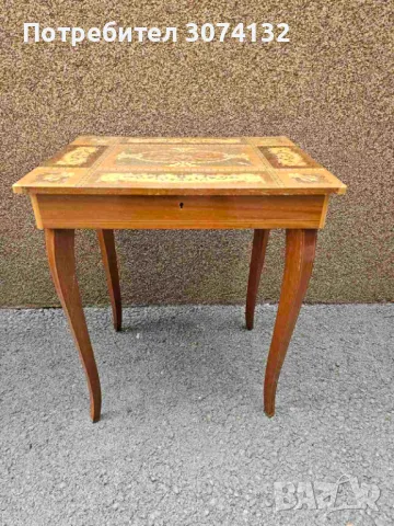 Музикална помощна масичка (шкафче за шивашки принадлежности), снимка 2 - Маси - 47367572