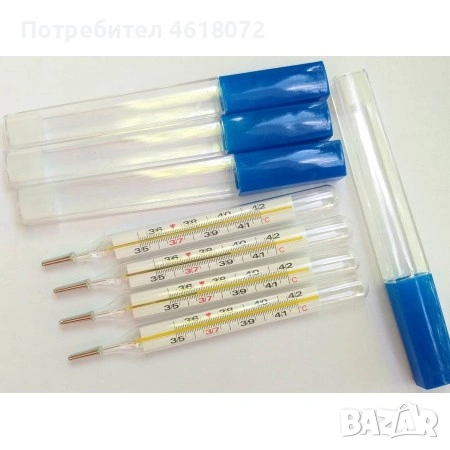 Телесни термометри от старите, снимка 2 - Уреди за диагностика - 53682525