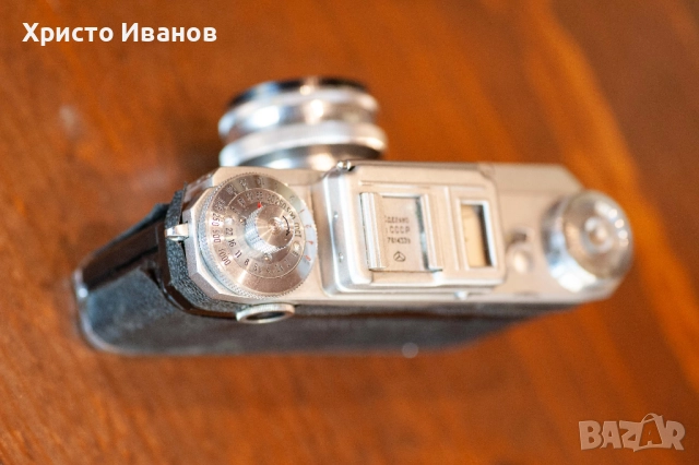 Лентов фотоапарат КИЕВ със светломер, снимка 3 - Фотоапарати - 52214157