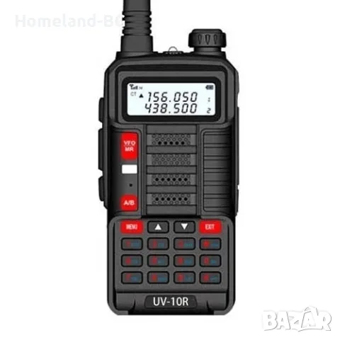 Мощна Радиостанция Baofeng BF UV10R 10W Walkie Talkie VHF UHF Transceiver, снимка 4 - Екипировка - 55837390
