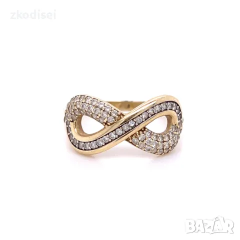 Златен дамски пръстен 2,05гр. 14кр.проба:585 размер:55 модел:28652-1