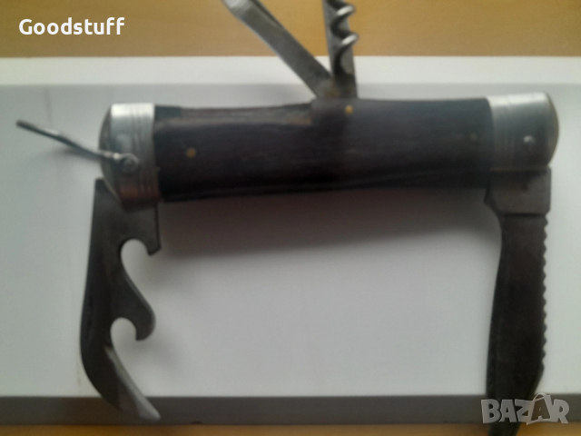 Немски нож, C. Jul. Herbertz Solingen, военен, multy tools, джобен , снимка 6 - Ножове - 53477235